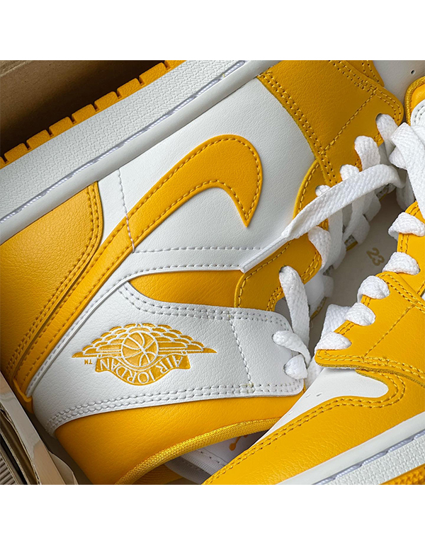 NIKE WMNS AIR JORDAN 1 MID LEMON