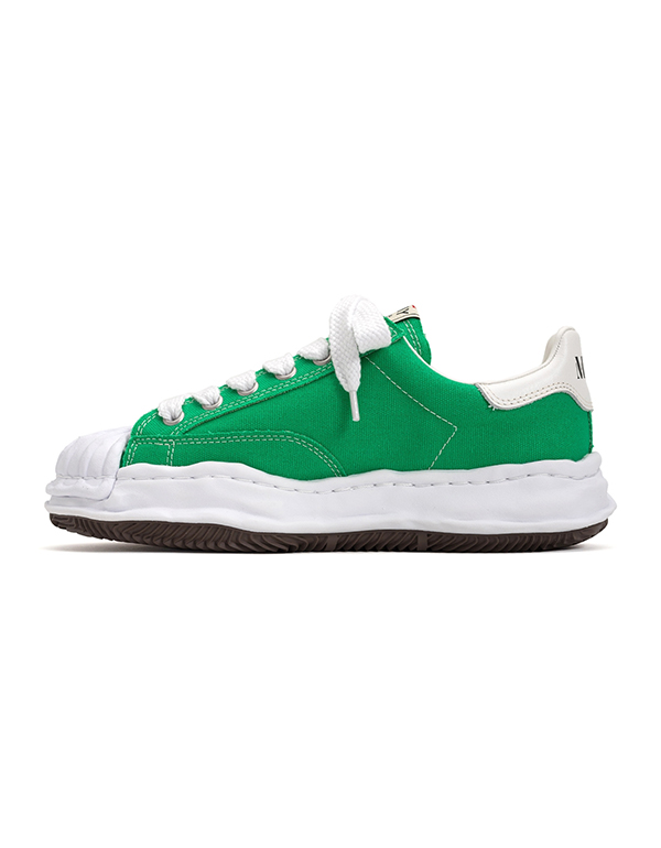 40 Size Maison MIHARA YASUHIRO BLAKEY OG Sole Canvas Low-top Sneaker Green