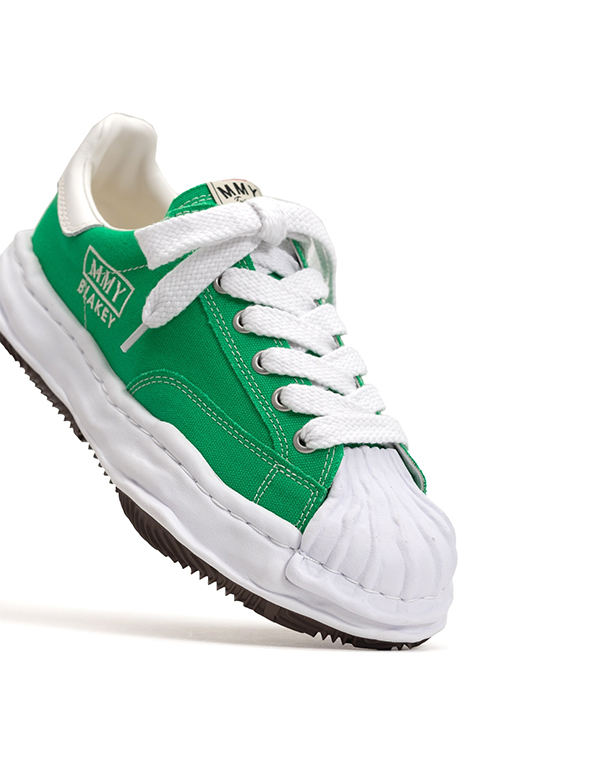 40 Size Maison MIHARA YASUHIRO BLAKEY OG Sole Canvas Low-top Sneaker Green