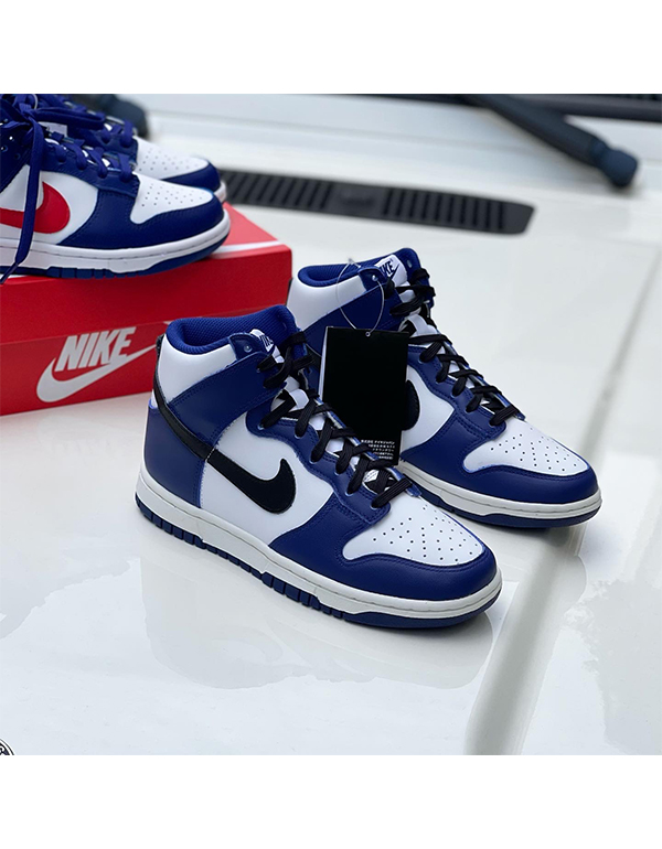 NIKE WMNS DUNK HIGH WHITE DEEP ROYAL