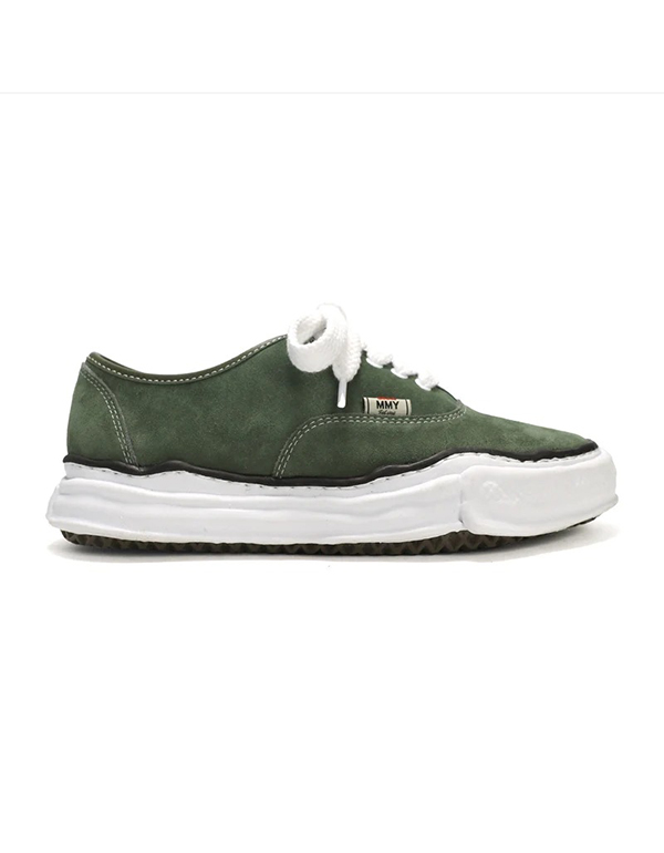 Maison MIHARA YASUHIRO BAKER OG Sole Suede Leather Low-top Sneaker Green
