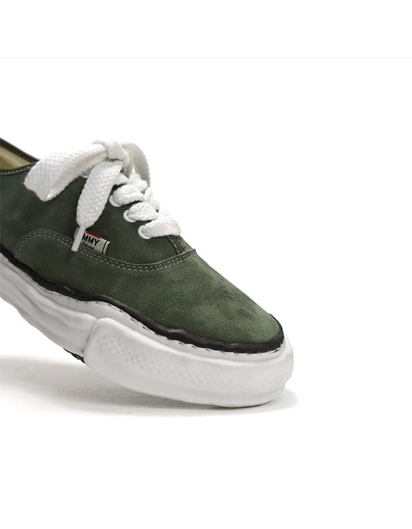 Maison MIHARA YASUHIRO BAKER OG Sole Suede Leather Low-top Sneaker Green