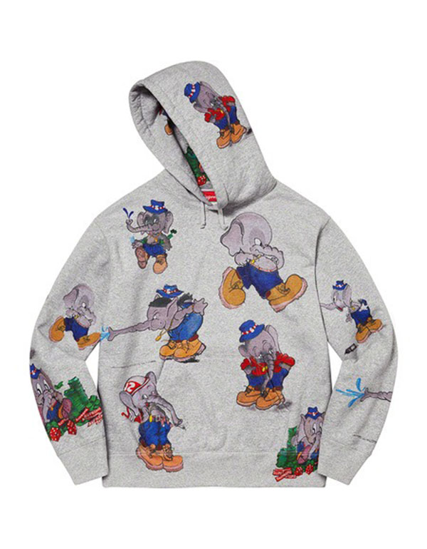 Supreme Elephant Hooded Sweatshirt