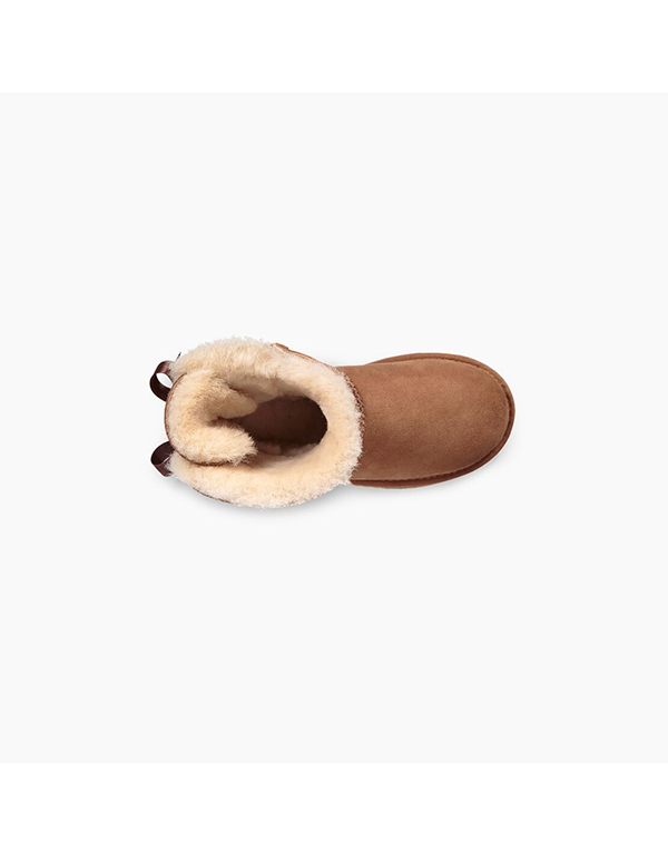 UGG KIDS MINI BAILEY BOW II CHESTNUT