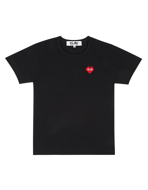 COMME DES GARCONS PLAY INVADER T-Shirt (BLACK)