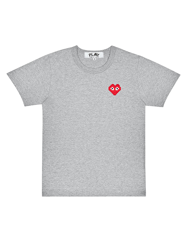 COMME DES GARCONS PLAY INVADER T-Shirt (GREY)
