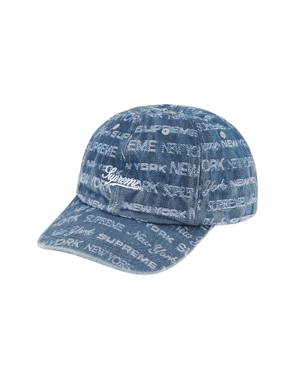 Supreme Multi Type Jacquard Denim 6-Panel