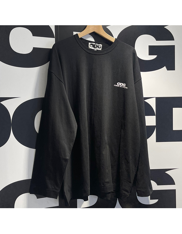 COMME DES GARCONS CDG LOGO LONG SLEEVE T-SHIRT