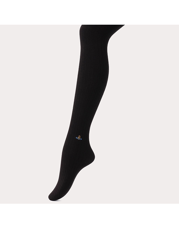 VIVIENNE WESTWOOD ONE POINT ORB RIB TIGHTS