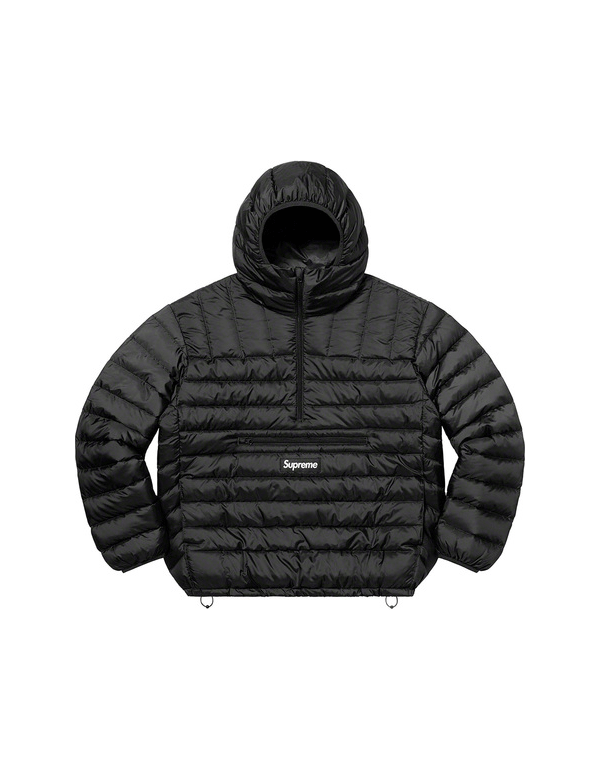 Supreme Micro Down Half Zip Hooded Pullover