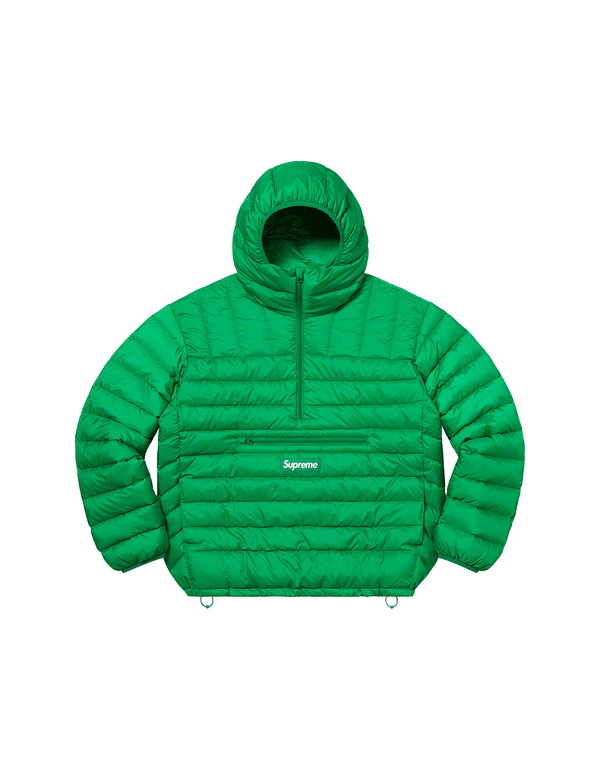 Supreme Micro Down Half Zip Hooded Pullover