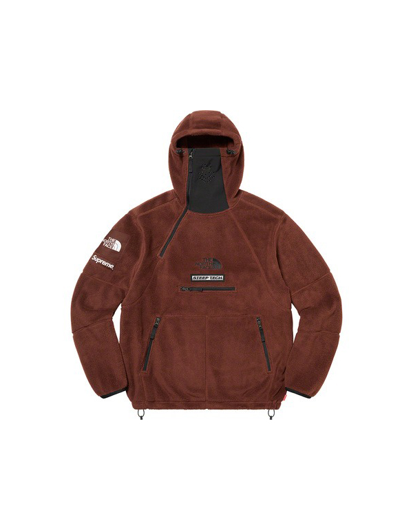 Supreme The North Face Speet Tech Fleece Pullover Brown