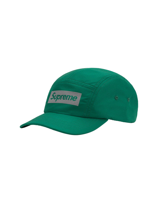 Supreme Reflective Jacquard Logo Camp Cap