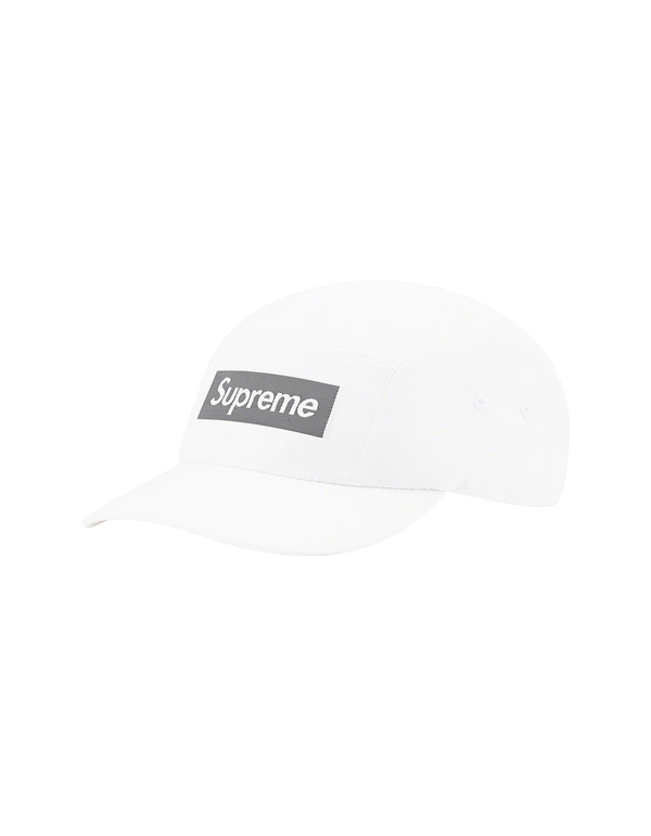 Supreme Reflective Jacquard Logo Camp Cap