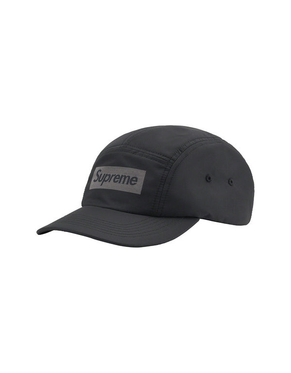 Supreme Reflective Jacquard Logo Camp Cap