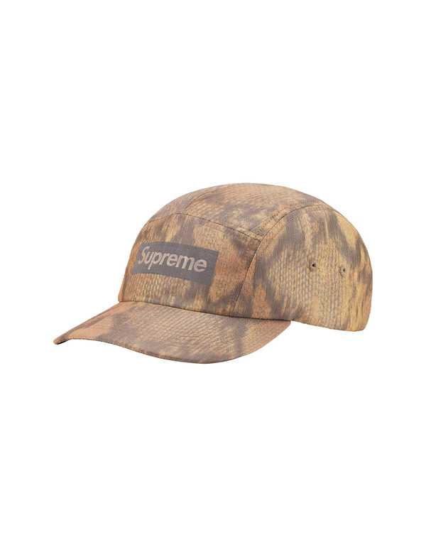 Supreme Reflective Jacquard Logo Camp Cap