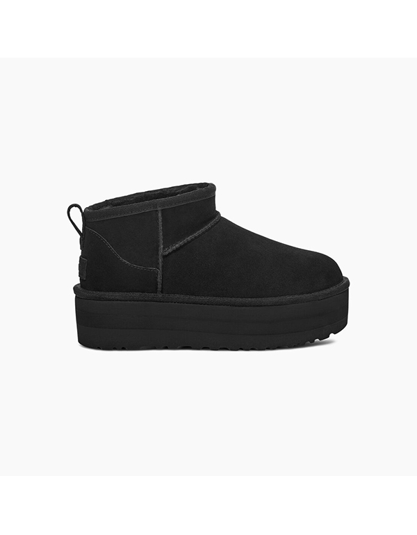 UGG CLASSIC ULTRA MINI PLATFORM BLACK