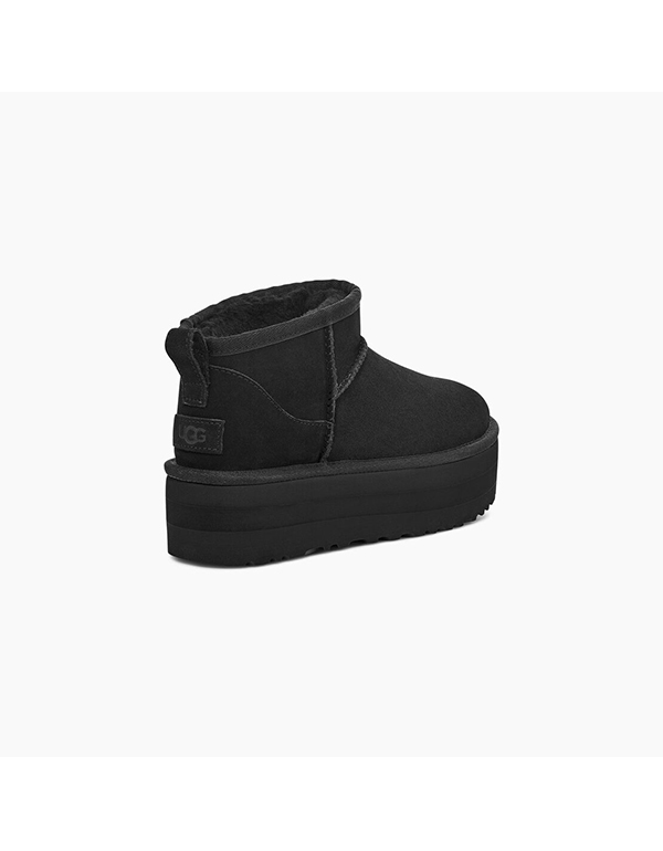 UGG CLASSIC ULTRA MINI PLATFORM BLACK