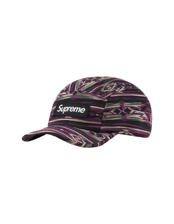 Supreme Woven Patten Camp Cap