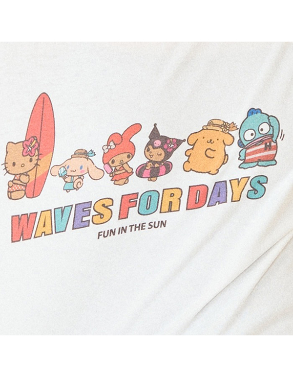 SANRIO HELLOKITTY SUMMER CHARACTER T=SHIRT 2COLOR