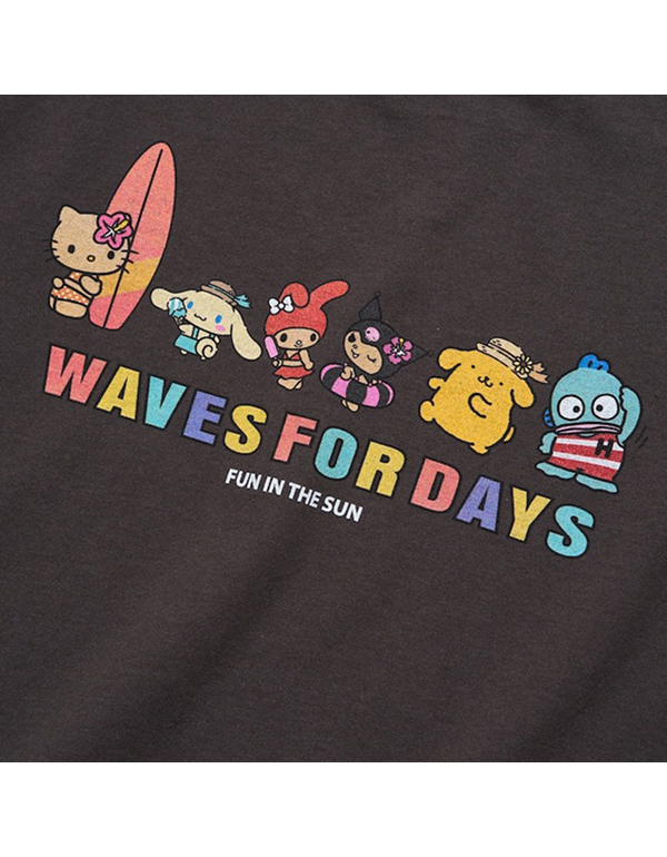 SANRIO HELLOKITTY SUMMER CHARACTER T=SHIRT 2COLOR