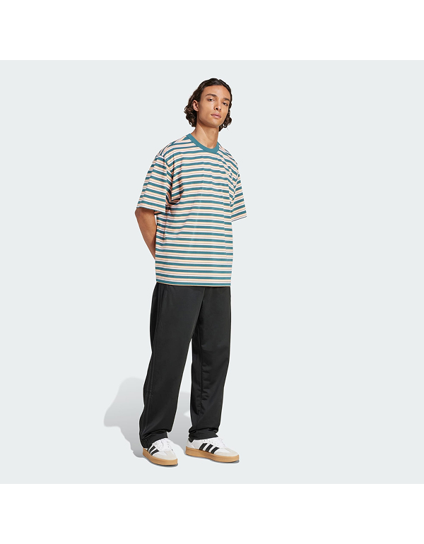 ADIDAS ORIGINALS STRIPED SHORT SLEEVE T-SHIRT