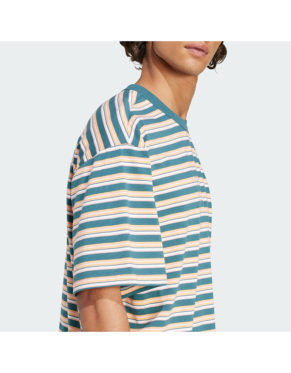 ADIDAS ORIGINALS STRIPED SHORT SLEEVE T-SHIRT