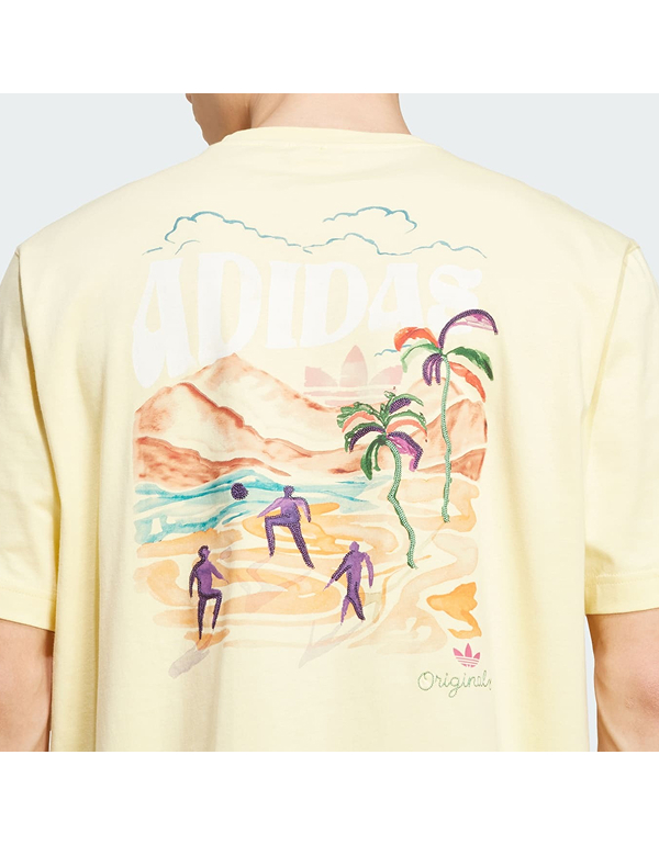 ADIDAS ORIGINALS RESORT GRAPHIC SHORT SLEEVE T-SHIRT 2COLOR
