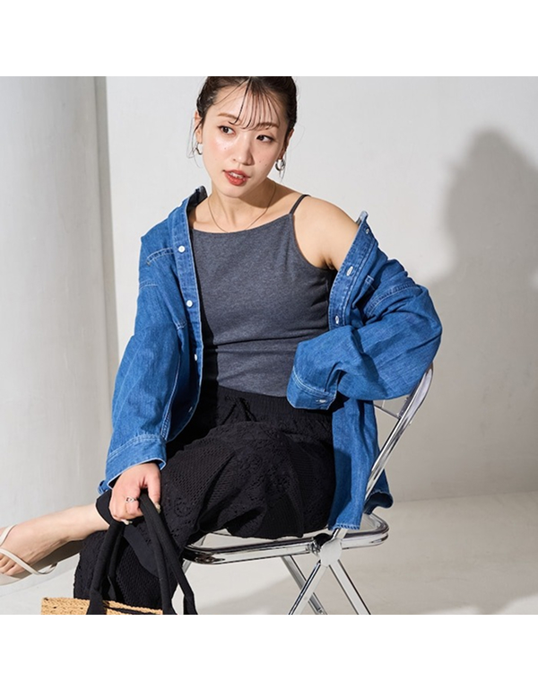 FREAKS STORE BUILT-IN BRA STRAP CAMISOLE [LIMITED EDITION]