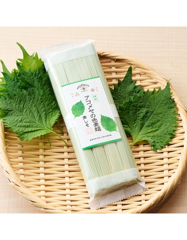 아코메야 도쿄 소면 차조기(소엽)맛 3개 세트