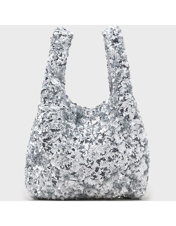 OPAQUE CLIP SEQUIN HANDBAG (하트 카라비너 포함)