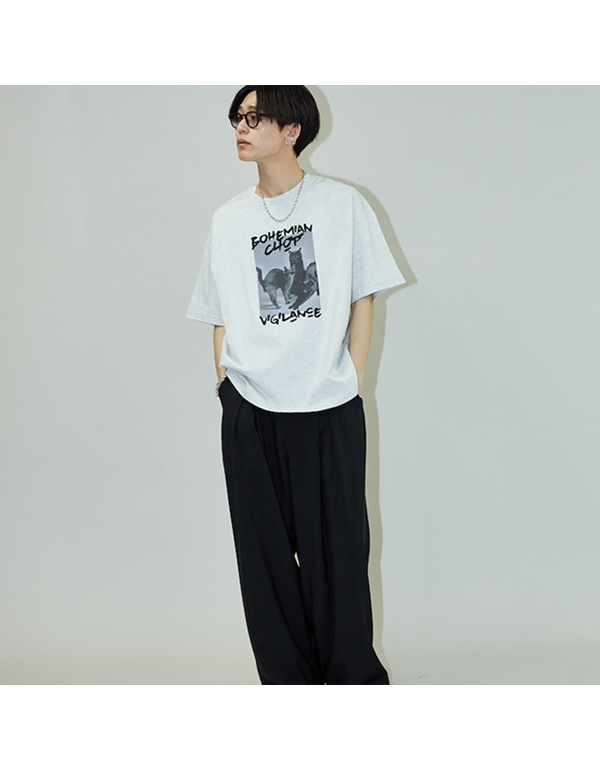 FREAKSTORE THREE CATS ANIMAL PRINT TEE LIMITED EDITION 3COLOR