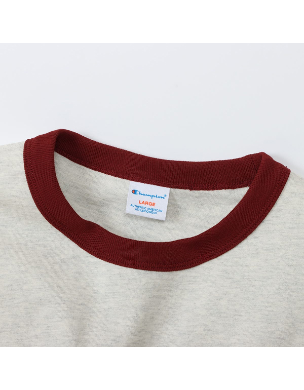CHAMPION MENS SHORT SLEEVE RINGER T SHIRT 25SS C3 B330