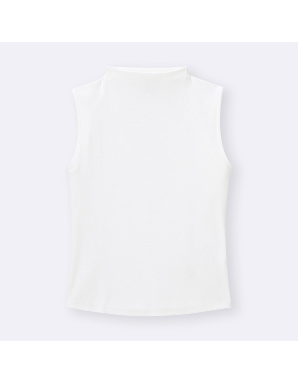 GU WOMEN BOTTLENECK SLEEVELESS TEE Q 3COLOR