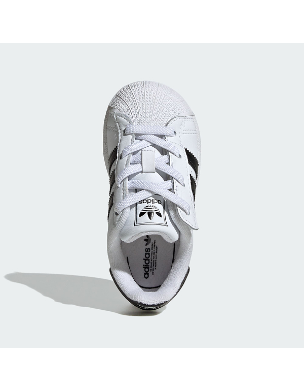 ADIDAS BABY SUPERSTAR II COMFORT CLOSURE ELASTIC LACE SHOES 2COLOR