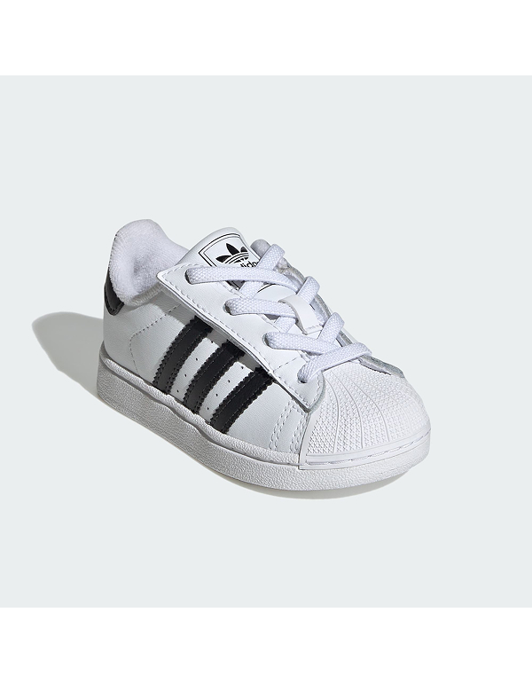 ADIDAS BABY SUPERSTAR II COMFORT CLOSURE ELASTIC LACE SHOES 2COLOR