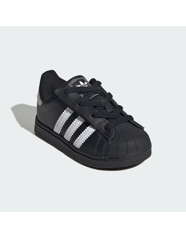 ADIDAS BABY SUPERSTAR II COMFORT CLOSURE ELASTIC LACE SHOES 2COLOR
