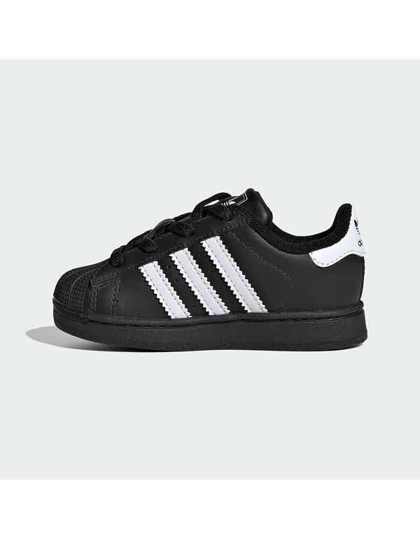 ADIDAS BABY SUPERSTAR II COMFORT CLOSURE ELASTIC LACE SHOES 2COLOR