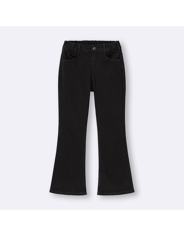 GU KIDS GIRLS SLIM FLARE JEANS