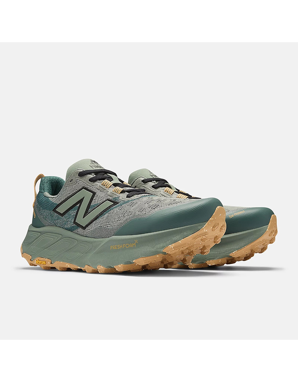 NEWBALANCE FRESH FOAM X HIERRO V9 DARK JUNIPER WITH BLACK AND DRIED APRICOT