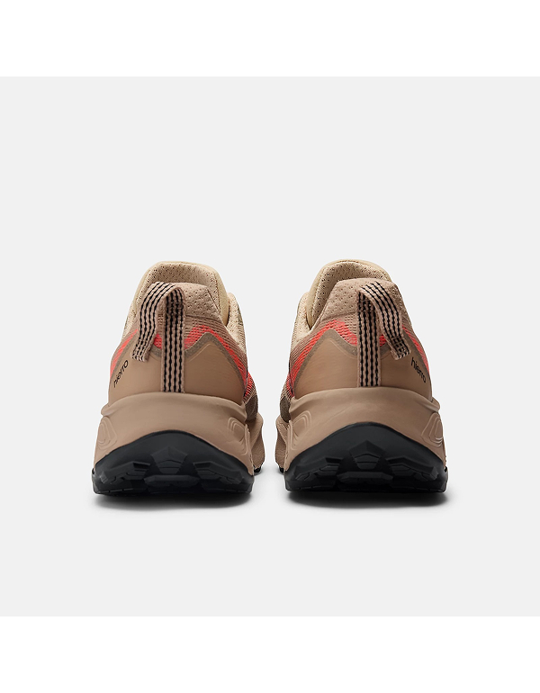 NEWBALANCE FRESH FOAM X HIERRO V9 DESERT CLAY WITH EARTH SHADOW AND URGENT RED