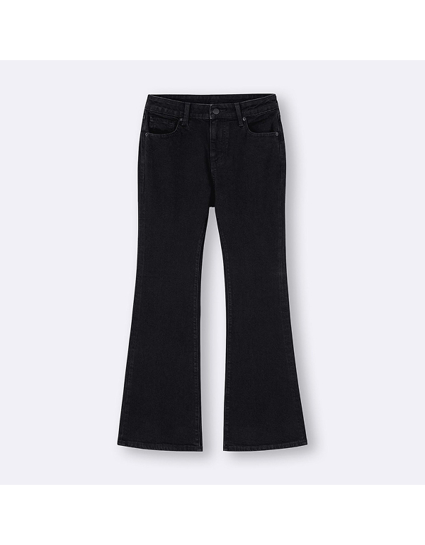 GU WOMEN SLIM FLARE JEANS BOOTCUT STYLE 4COLOR