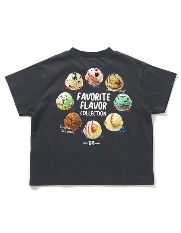 BREEZE X BASKINROBBINS31 KIDS BACKPRINT T SHIRTS 4COLOR