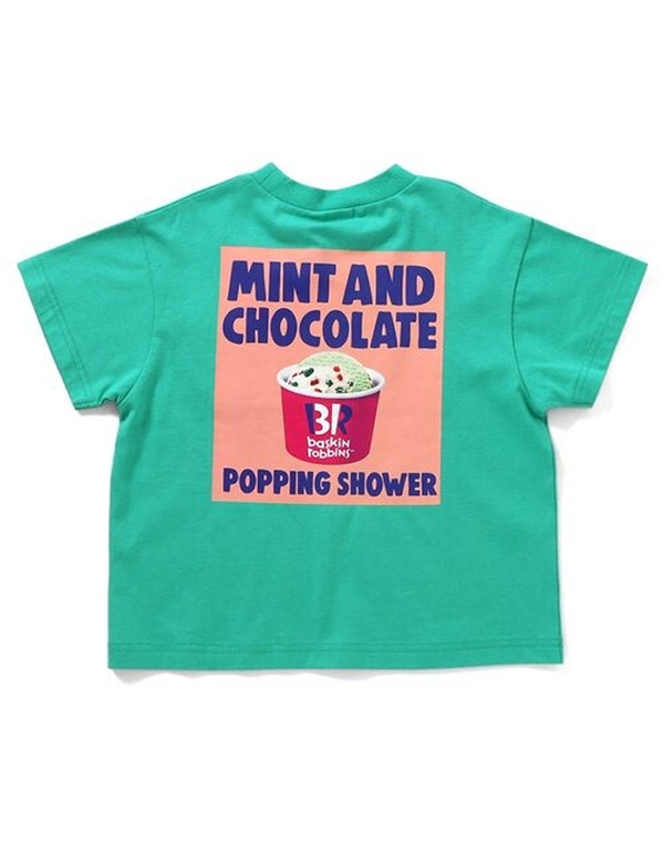 BREEZE X BASKINROBBINS31 KIDS BACKPRINT T SHIRTS 4COLOR