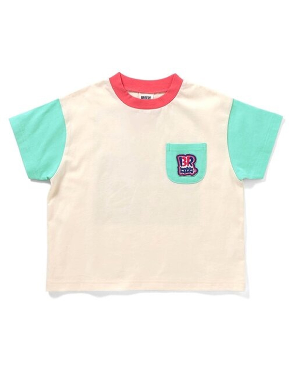 BREEZE X BASKINROBBINS31 KIDS BACKPRINT T SHIRTS 4COLOR