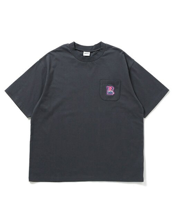 BREEZE X BASKINROBBINS31 UNISEX FLAVOR BORDER T SHIRTS 2COLOR