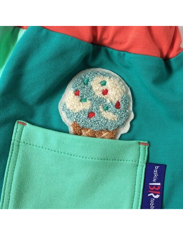 BREEZE X BASKINROBBINS31 KIDS FLAVOR HALF PANTS 3COLOR