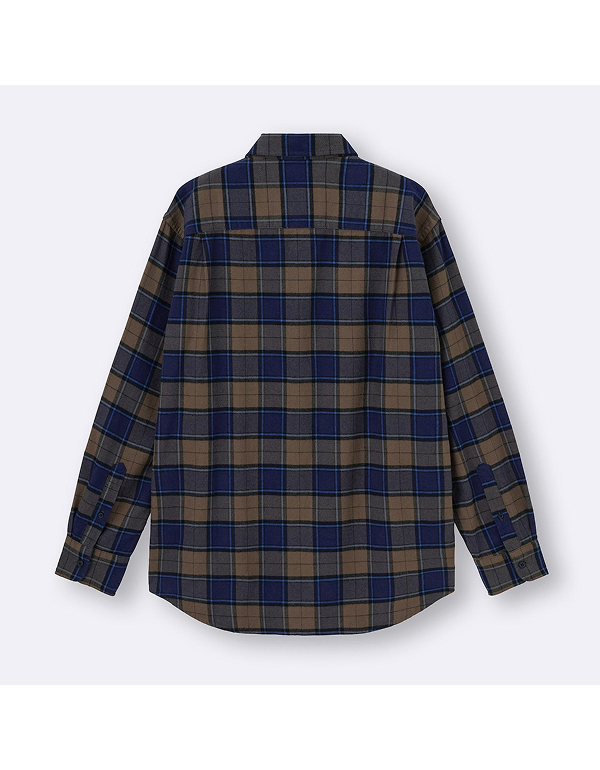 GU MENS FLANNEL SHIRT 2COLOR