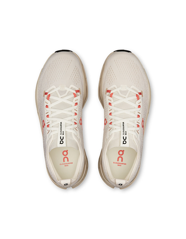 ON MENS CLOUDSURFER MAX IVORY SALMON