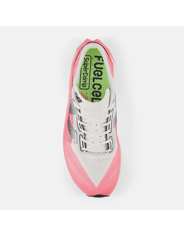 NEWBALANCE WOMEN FUELCELL SUPERCOMP ELITE V4 ULTRA PINK WITH WHITE AND BLACK